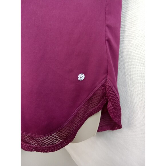 Unbranded Womens‎ Medium Purple Workout Wicking Material Netting Sleeveless - Picture 5 of 11